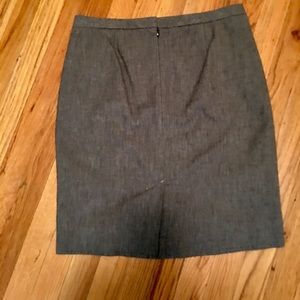 Gap Grey and Cream Tweed Pencil Skirt